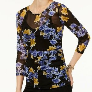 INC International Concepts Printed 34-Sleeve Illus